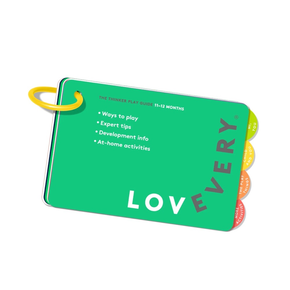 LOVEVERY Play Guide for Months 11-12 | The Thinker Play Kit